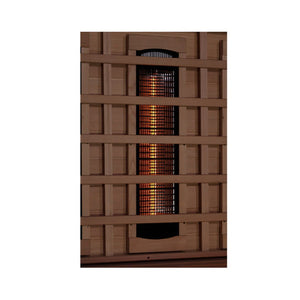 Golden Designs 3-Person Full Spectrum PureTech Near Zero EMF FAR Infrared Sauna with Himalayan Salt Bar (Canadian Hemlock) GDI-8230-01