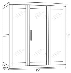 Golden Designs 6-Person Full Spectrum PureTech Near Zero EMF FAR Infrared Sauna with Himalayan Salt Bar (Canadian Hemlock) GDI-8260-01