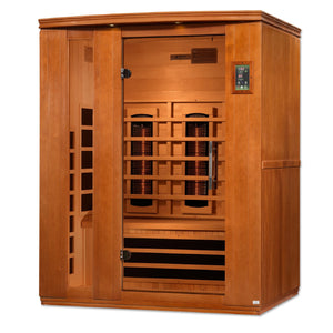 Golden Design Lugano 3 Person Full Spectrum Infrared Sauna - Canadian Hemlock DYN-6336-03 FS