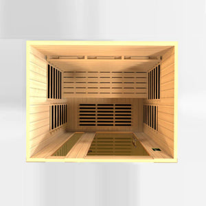 Golden Design Lugano 3 Person Full Spectrum Infrared Sauna - Canadian Hemlock DYN-6336-03 FS