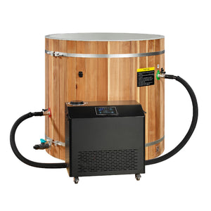 Golden Design Dynamic Cold Therapy Cedar Barrel Spa – Plastic Tub (Tub Only) DCT-B-042-PLPC-34
