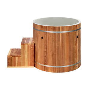 Golden Design Dynamic Cold Therapy Cedar Barrel Spa – Plastic Tub (Tub Only) DCT-B-042-PLPC-34