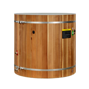 Golden Design Dynamic Cold Therapy Cedar Barrel Spa – Plastic Tub (Tub Only) DCT-B-042-PLPC-34