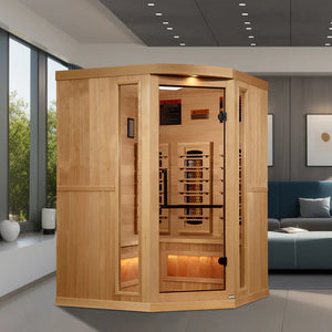 Golden Designs 3 Person 2025 Reserve Edition Full Spectrum with Himalayan Salt Bar (Canadian Hemlock) GDI-8035-03