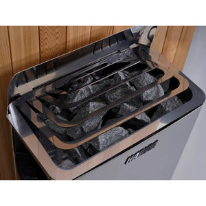 Golden Designs 2025 Soria 3 Person Hybrid Sauna (Indoor) Full Spectrum and Harvia Traditional Stove GDI-8330-01