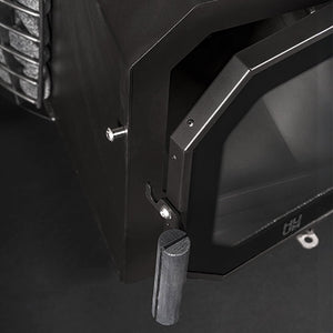 HUUM HIVE Flow LS Pkg 9.8kW Wood-Burning Sauna Stove Package with Firebox Extension 128272