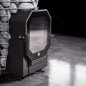 HUUM HIVE Flow Pkg 9.8kW Wood-Burning Sauna Stove Package 128271