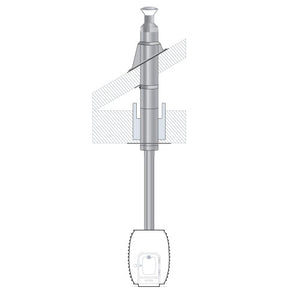 HUUM Thru-Ceiling Chimney Kit Sauna Wood Stove Chimney Set H3100