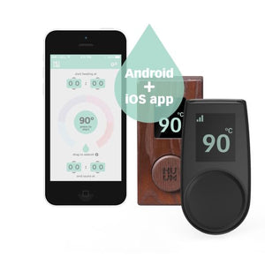 HUUM UKU Glass Sauna Heater Control with Wi-Fi, Digital On/Off, Time, Temp, Glass H2004032