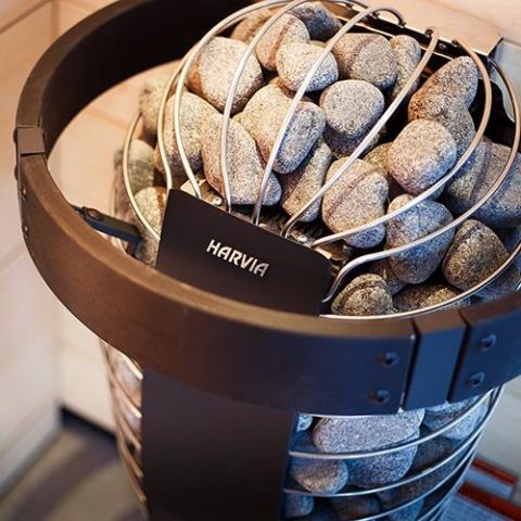 Harvia Black Safety Railing for Spirit Series Heaters HSP3M