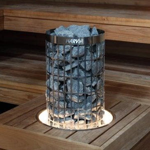 Harvia Embedding Flange with LED-Lighting for Cilindro Half Series 6/8kW Sauna Heaters HPCU2L