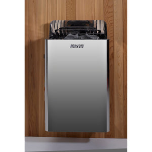 Golden Designs "Gargellen" 5 Person Hybrid (PureTech Full Spectrum IR or Traditional Stove) Outdoor Sauna - Canadian Hemlock GDI-8125-01