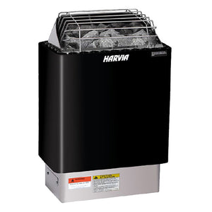 Harvia 8kW Black KIP80W KIP Series Sauna Heater JH80W2401MI