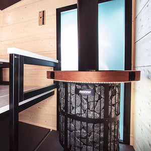 Harvia Legend 240 Duo Legend Series Sauna Wood-Burning Stove/Fireplace Combo WKLE20DUOM