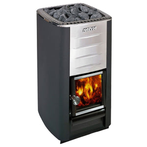 Harvia M3 16.5-kW Wood-Burning Sauna Stove Package, Model M3 SS SM FLK