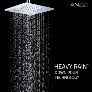 Anzzi Viace Series 1-Spray 12.55 in. Fixed Showerhead SH-AZ041