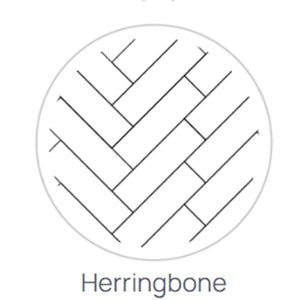 Avora Bath Herringbone Tile White Acrylic Alcove Shower Walls 60"W x 36"D x 96"H AV6036HESW