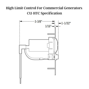 Mr. Steam High Limit Control For Commercial Generators CU-HTC