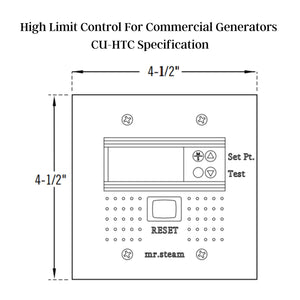 Mr. Steam High Limit Control For Commercial Generators CU-HTC