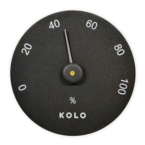 KOLO Round Black Hygrometer 29024