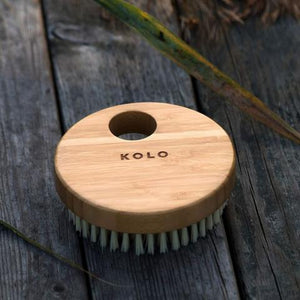 KOLO Sauna Bath Brush, Natural Bamboo, No Handle 29008