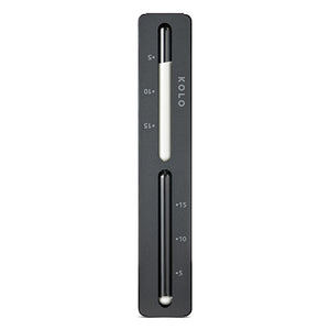 Kolo Sauna Sand Timer, Black Bamboo and Aluminum with White Sand