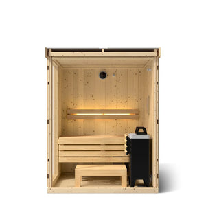 Kohler C1 Indoor Sauna Kit, Scandinavian Spruce, Up to 5 Persons