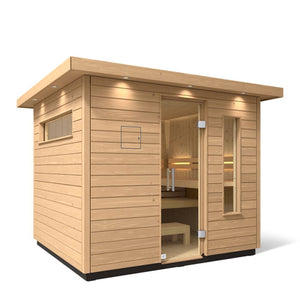 Kohler C2 Outdoor Sauna Kit, Douglas Fir, Up to 6 People