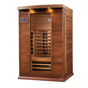 Maxxus 2-Person Full Spectrum Near Zero EMF (Under 2MG) FAR Infrared Sauna (Canadian Red Cedar) MX-M206-01-FS CED