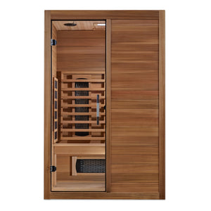 Maxxus S-Line Yoga 2-Person Full Spectrum Near Zero EMF (Under 3MG) FAR Infrared Sauna (Canadian Hemlock) MX-S206-01-FS-PC