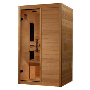 Maxxus S-Line Yoga 2-Person Low EMF (Between 5-10MG) FAR Infrared Sauna (Canadian Hemlock) MX-S206-01