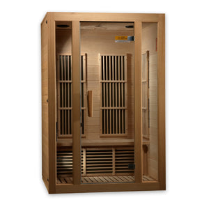 Maxxus "Seattle" 2 person Near Zero EMF FAR Infrared Sauna Canadian Hemlock MX-J206-01-ZF