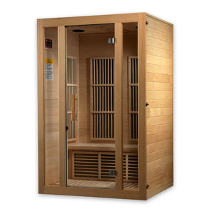 Maxxus "Seattle" 2 person Near Zero EMF FAR Infrared Sauna Canadian Hemlock MX-J206-01-ZF