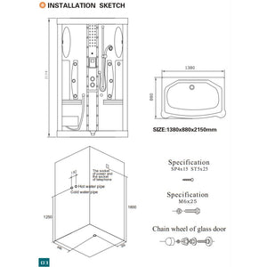 Mesa Steam Shower WS-803A
