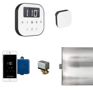 Mr. Steam AirButler Steam Shower Control Package with AirTempo Control and Aroma Glass SteamHead ABUTLER1