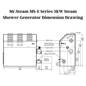 Mr. Steam 5kW MS-E Series Steam Shower Generator MS90E