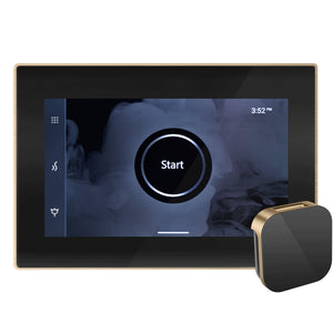 Mr. Steam Steam Shower Control and Aroma Glass SteamHead ISTEAMX