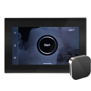 Mr. Steam Steam Shower Control and Aroma Glass SteamHead ISTEAMX