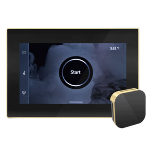 Mr. Steam Steam Shower Control and Aroma Glass SteamHead ISTEAMX