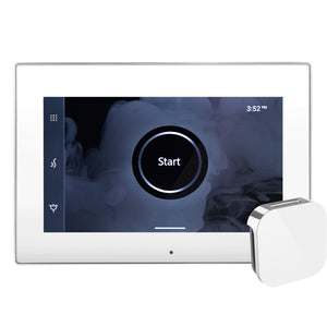 Mr. Steam Steam Shower Control and Aroma Glass SteamHead ISTEAMX