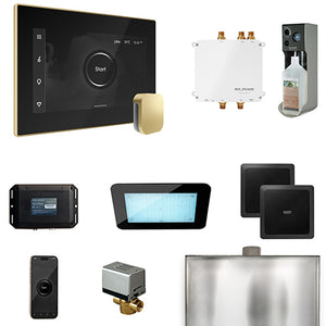 Mr.Steam Bliss Steam Shower Control Package with AromaGlass Steam Head BLISS