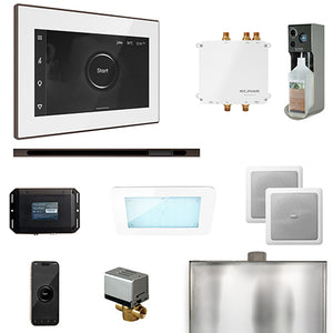 Mr.Steam Bliss Linear Control Package with iSteamX and Linear Steam Head BLS