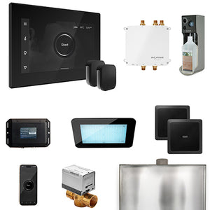 Mr.Steam Bliss Max Steam Shower Control Package with AromaGlass Steam Head BLS