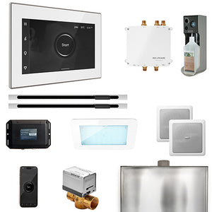 Mr.Steam Bliss Max Linear Control Pkg Bliss Steam Shower Control Package with iSteamX Control and Linear SteamHeads