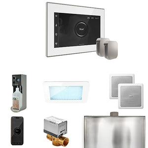 Mr.Steam XDream Max Steam Shower Control Package with AromaGlass Steam Head XDRM1