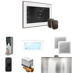 Mr.Steam XDream Max Steam Shower Control Package with AromaGlass Steam Head XDRM1