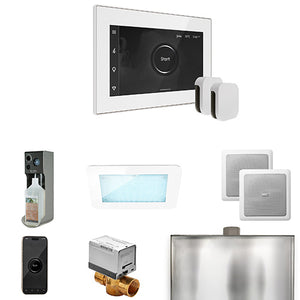 Mr.Steam XDream Max Steam Shower Control Package with AromaGlass Steam Head XDRM1