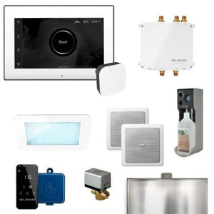 Mr.Steam Bliss Steam Shower Control Package with AromaGlass Steam Head BLISS