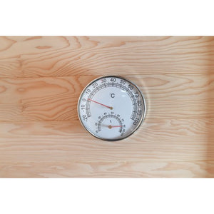 SunRay Freeport 3-Person Outdoor Traditional Wet/Dry Sauna with 4.5kW Harvia Heater HL300D1