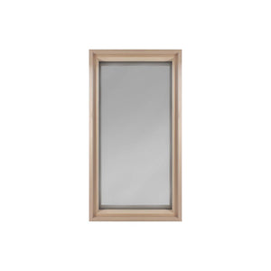 PROSAUNAS Hemlock-Framed Dual-Pane Tinted Tempered Glass Sauna Window with Hemlock Jamb, 16" x 30" 129282